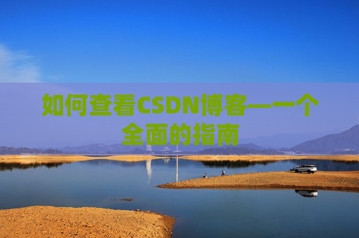如何查看CSDN博客—一个全面的指南
